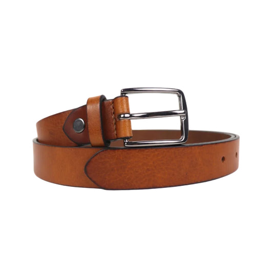Amber Tan Unisex Belt 30mm - Italian Full Grain Leather