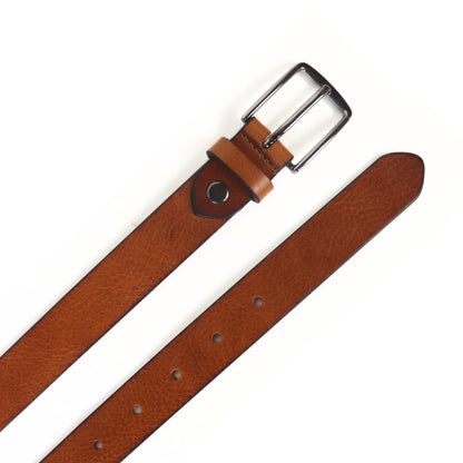 Amber Tan Unisex Belt 30mm - Italian Full Grain Leather