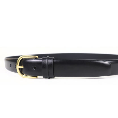 Contour Black Unisex Belt 30mm - Italian Full Grain Leather