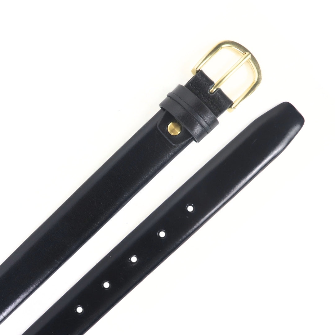 Contour Black Unisex Belt 30mm - Italian Full Grain Leather