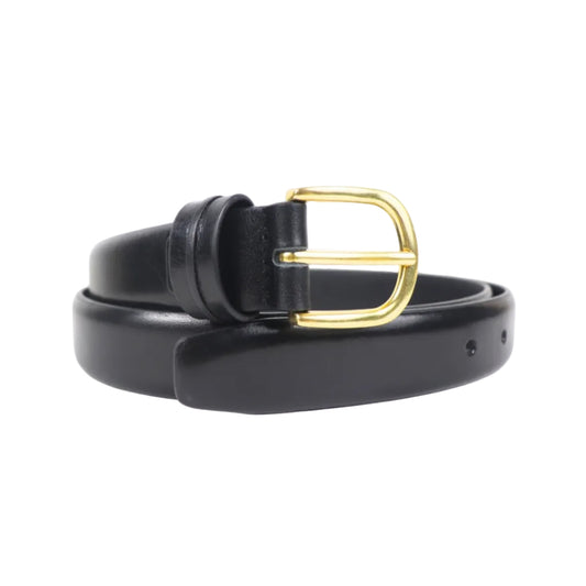 Contour Black Unisex Belt 30mm - Italian Full Grain Leather