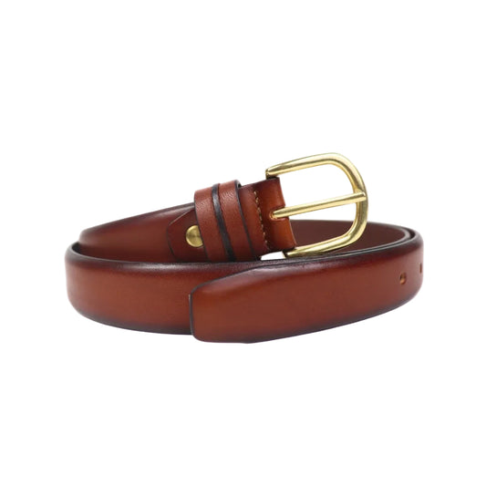 Contour Brown Unisex Belt 30mm - Italian Full Grain Leather