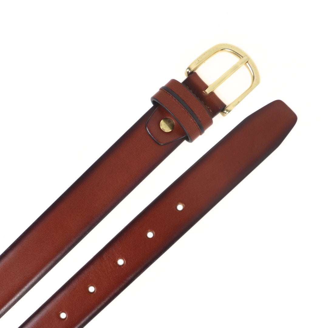 Contour Brown Unisex Belt 30mm - Italian Full Grain Leather