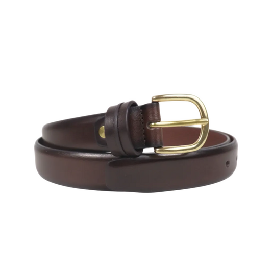 Contour Moro Brown Unisex Belt 30mm - Italian Full Grain Leather