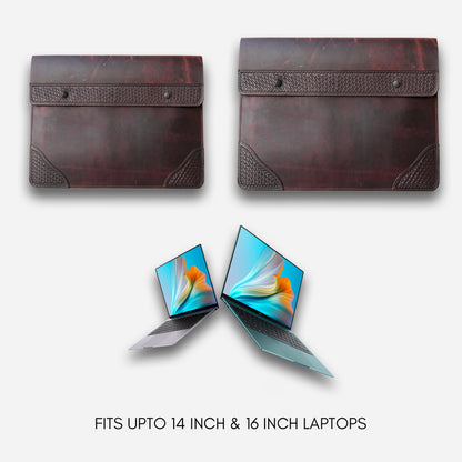 Premium Laptop Sleeve Full Grain Leather